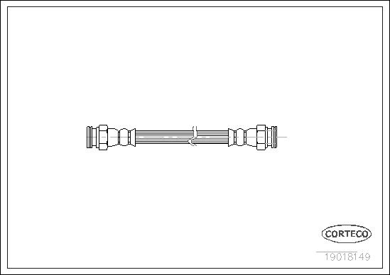 FLEXIBLE DE FREIN FIAT-LANCIA  0705