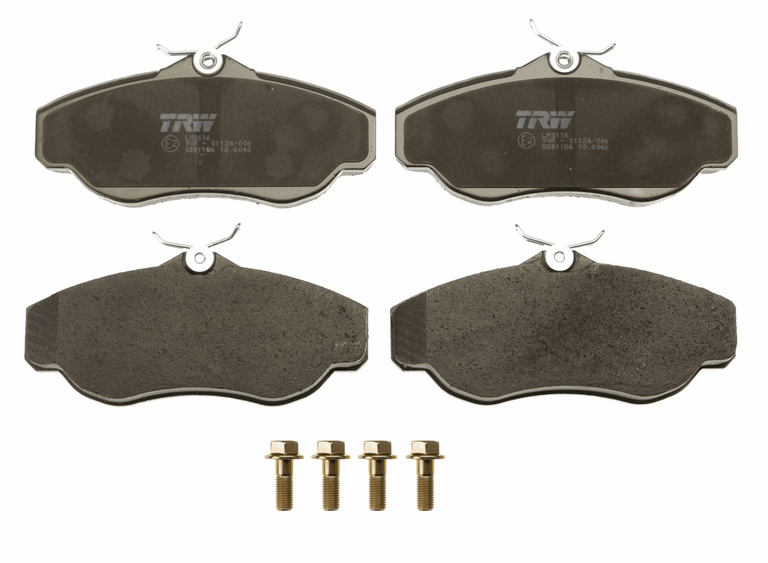 TRW DISC BRAKE PADS - TecDoc 2