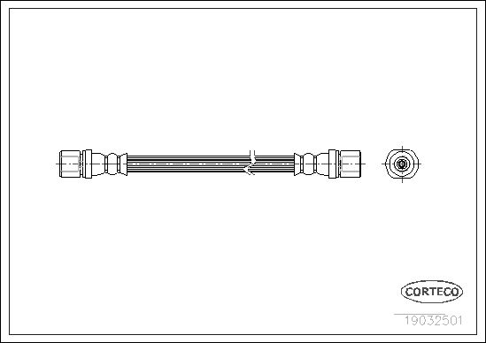 FLEXIBLE DE FREIN SUBARU LEGACY  0705