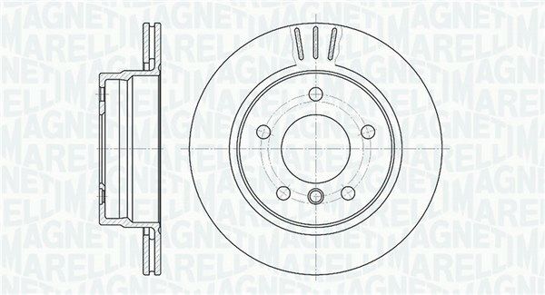 361302040394 MAGNETI MARELLI féktárcsa