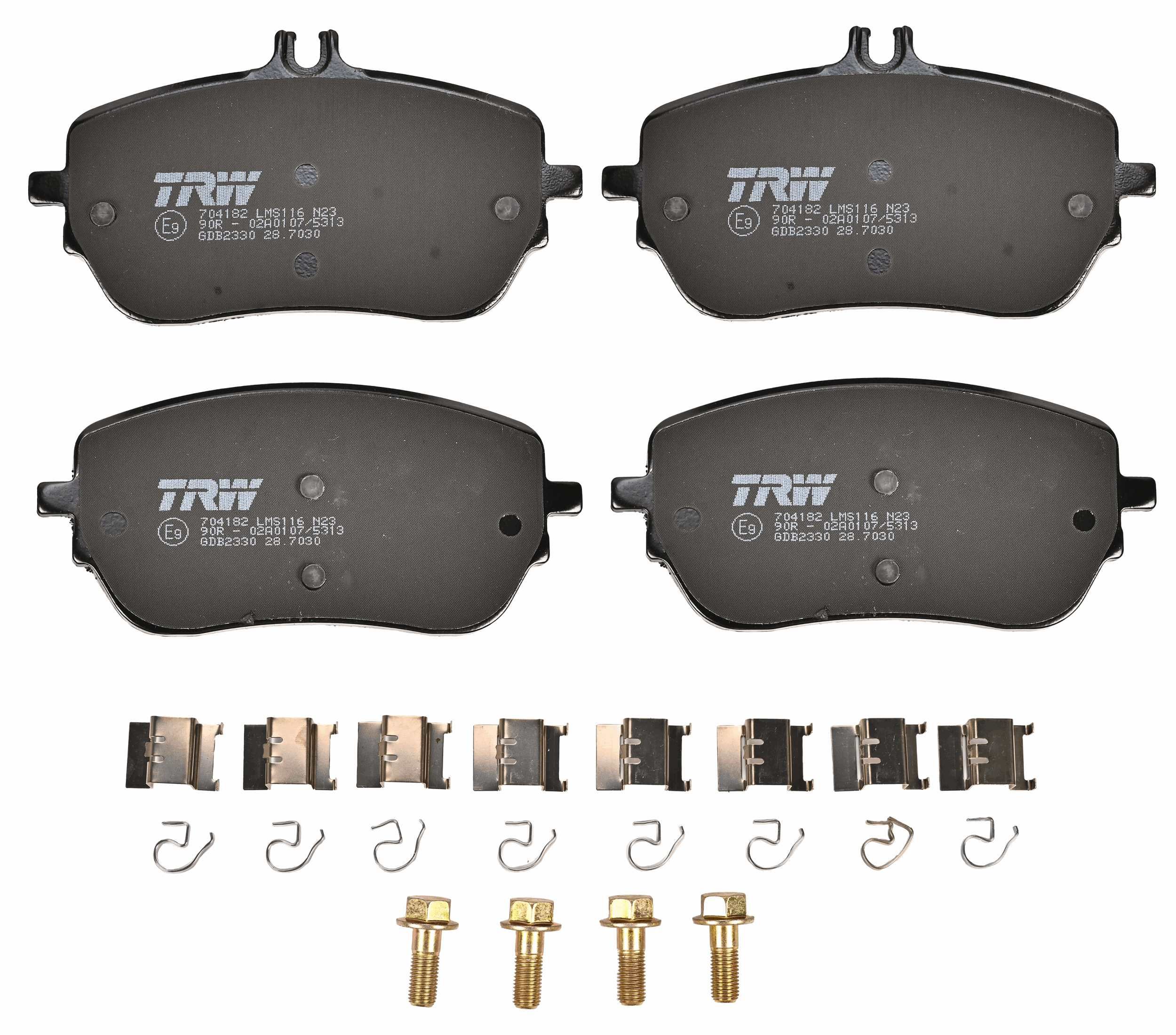 TRW BRAKE PAD SET, DISC BRAKE - TecDoc 2