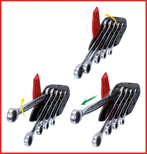 Ratschen-Ringgabelschl&uuml;sselsatz