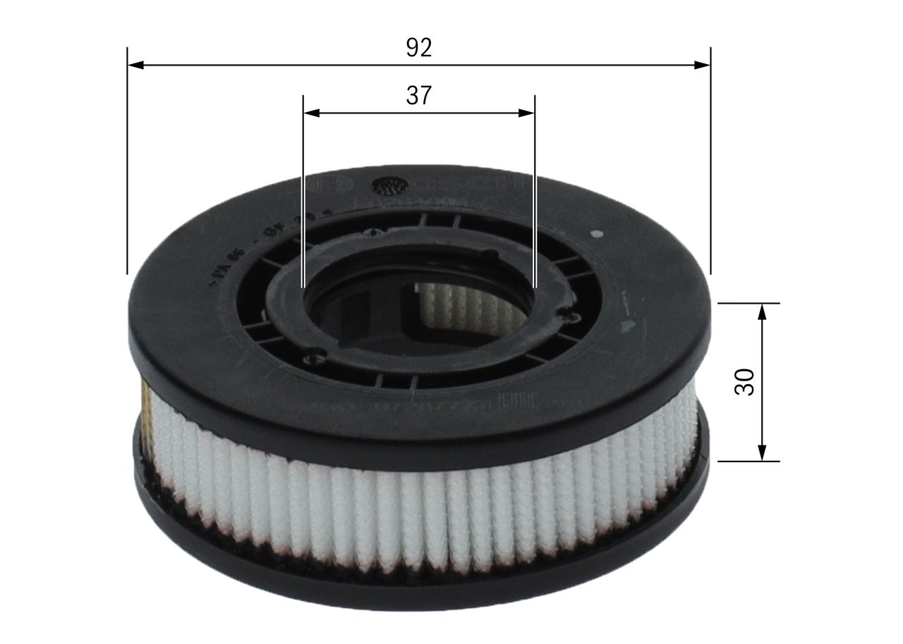 BOSCH F 026 400 645 Filter, crankcase ventilation