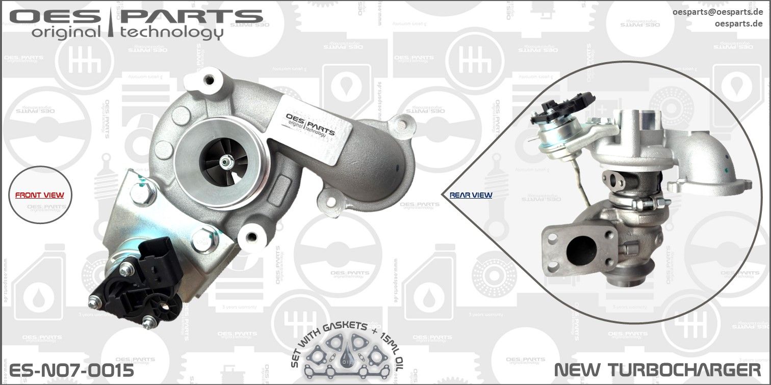 OES PARTS ES-N07-0015 - Lader, Aufladung