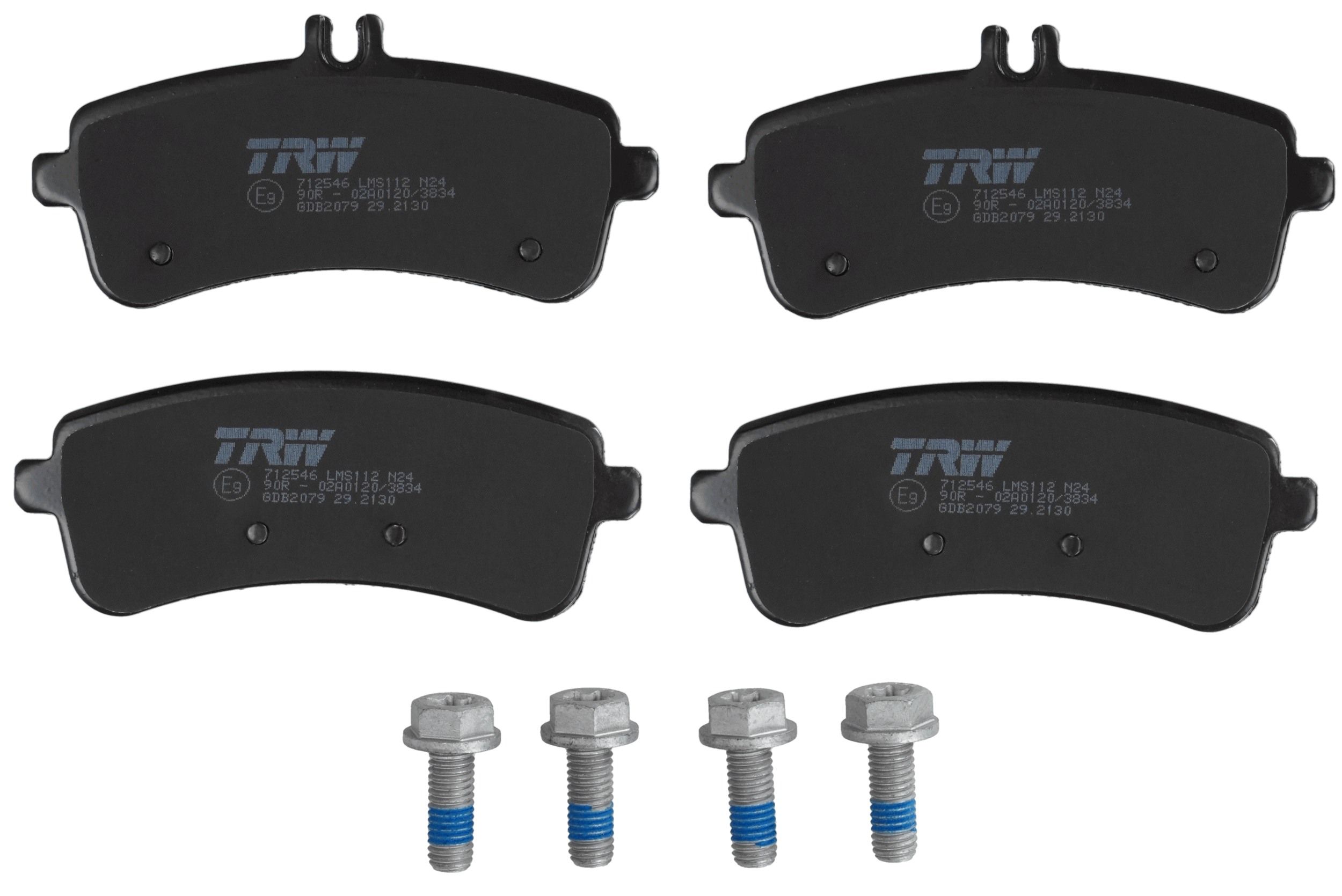 Bremsbelagsatz, Scheibenbremse