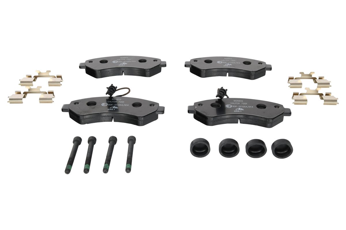 Bremsbelagsatz, Scheibenbremse