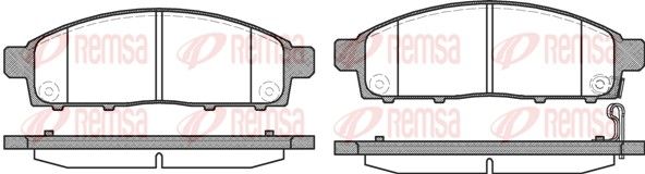 Premium Front Brake Pad Set Premium Front Brake Pad Set