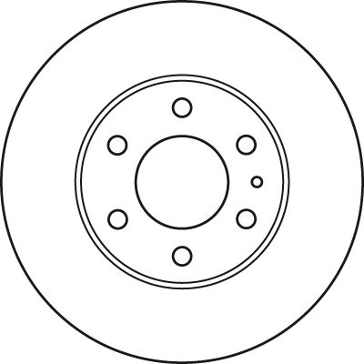 TRW BRAKE DISC - TecDoc 2