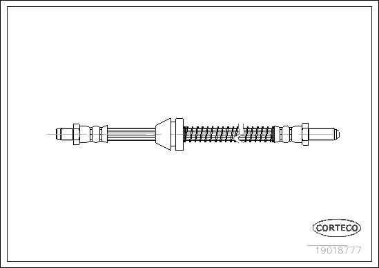 FLEXIBLE DE FREIN FORD ESCORT  0705