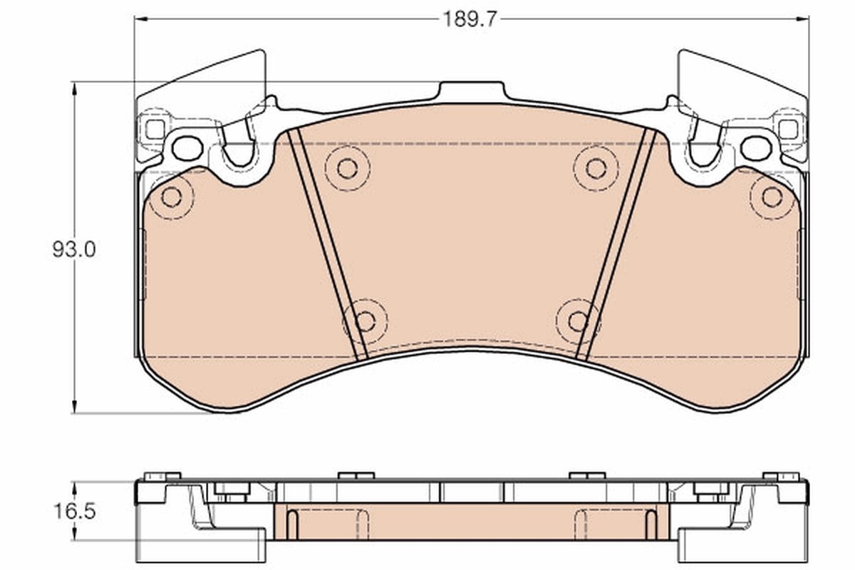 Brake Pad Set, disc brake GDB1976