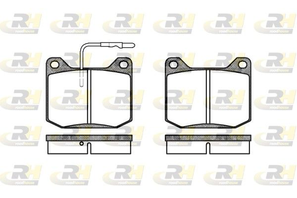 Bremsbelagsatz, Scheibenbremse