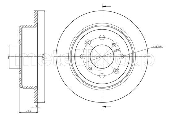 Brake Disc 23-1049C