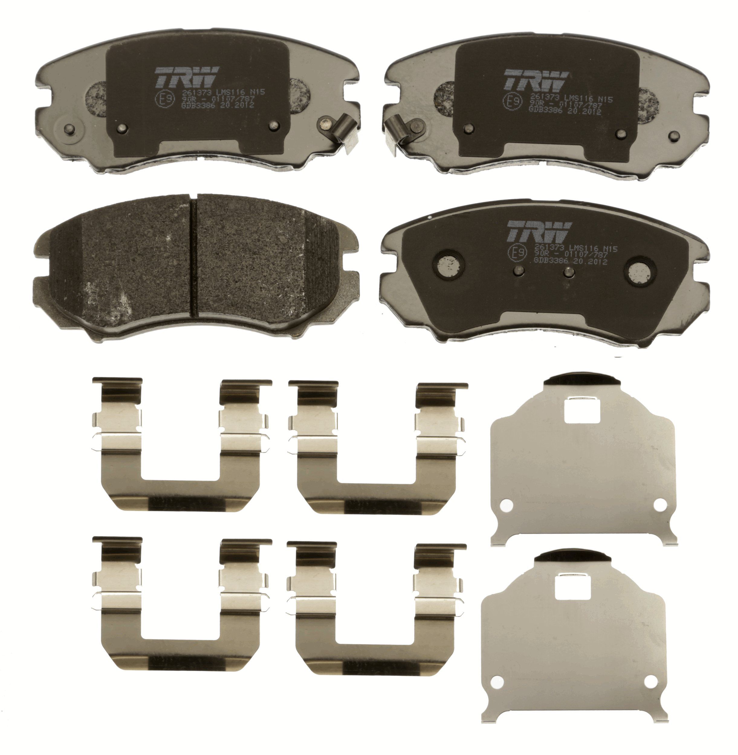 TRW DISC BRAKE PADS - TecDoc 2