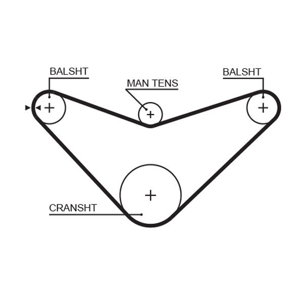 Timing Belt T186RB