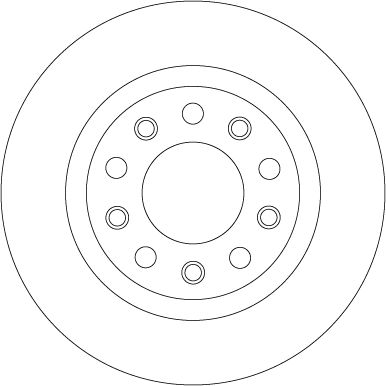 TRW BRAKE DISC - TWIN PACK - TecDoc 2