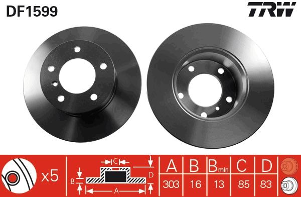 PAIRE DE DISQUES  9900