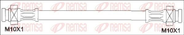 G1900.75 REMSA fékcső