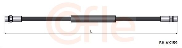 92.BH.VK159 COFLE fékcső