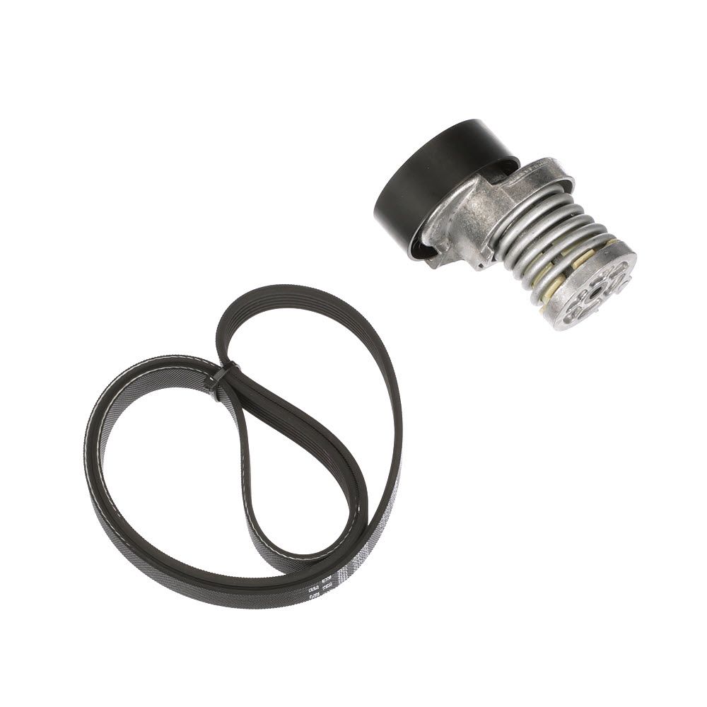 V formos rumbuotas diržas, komplektas