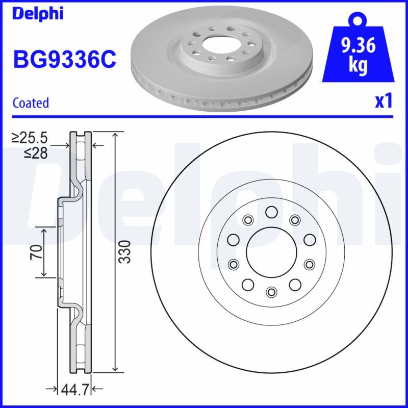 Brake Disc BG9336C