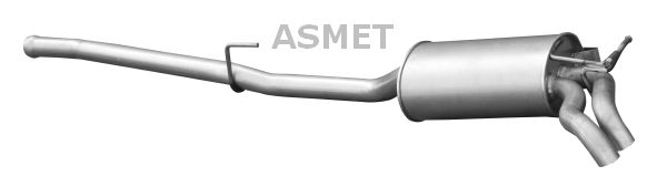 ASMET 01.048 Endschalld&auml;mpfer