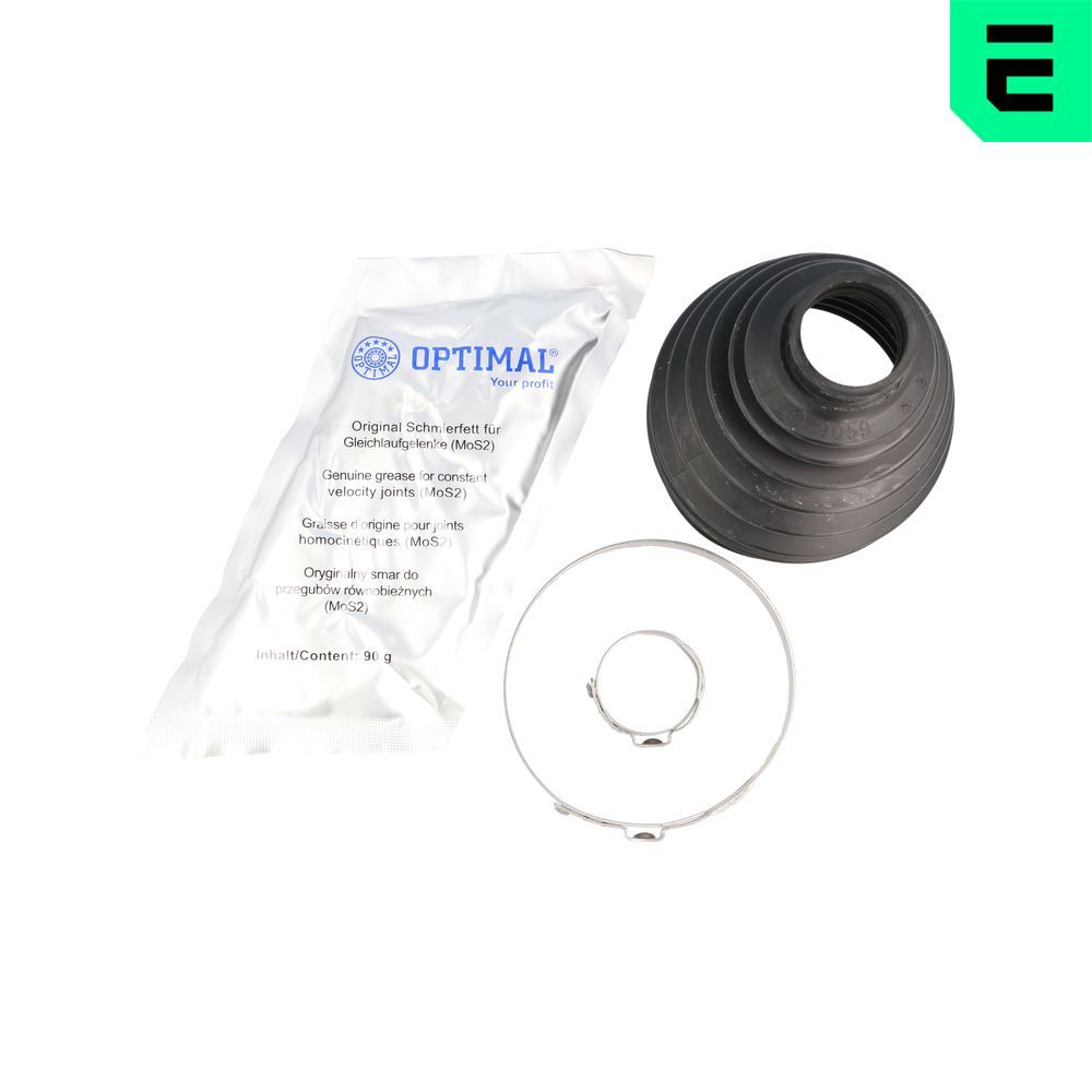 Faltenbalgsatz, Antriebswelle