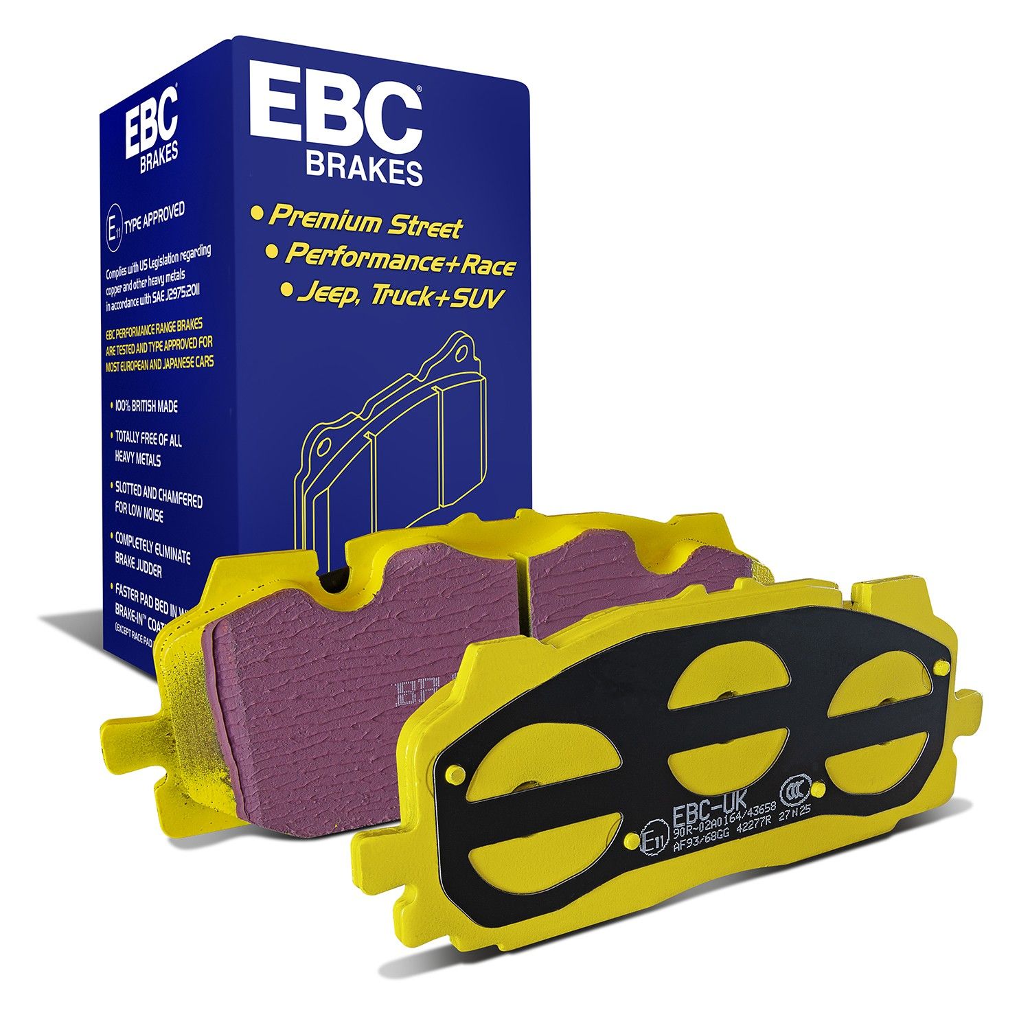 EBC Brakes DP42277R - Bremsbelagsatz, Scheibenbremse