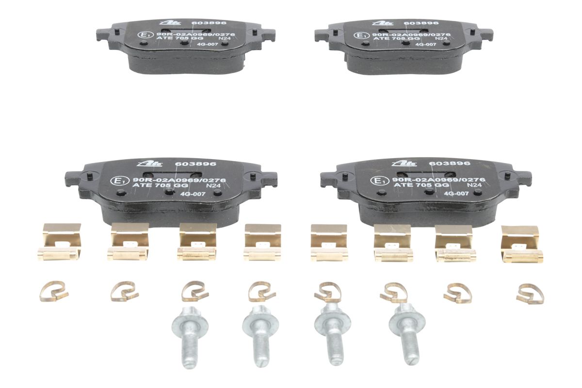 Bremsbelagsatz, Scheibenbremse