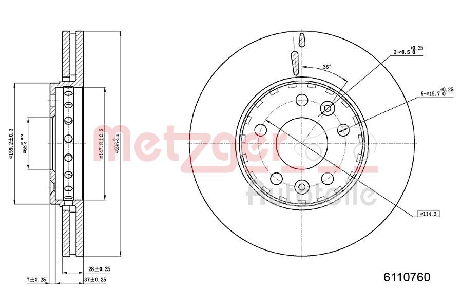 Brake Disc 6110760