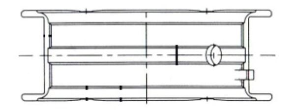 MAHLE 011 FL 21059 000 - Kurbelwellenlager