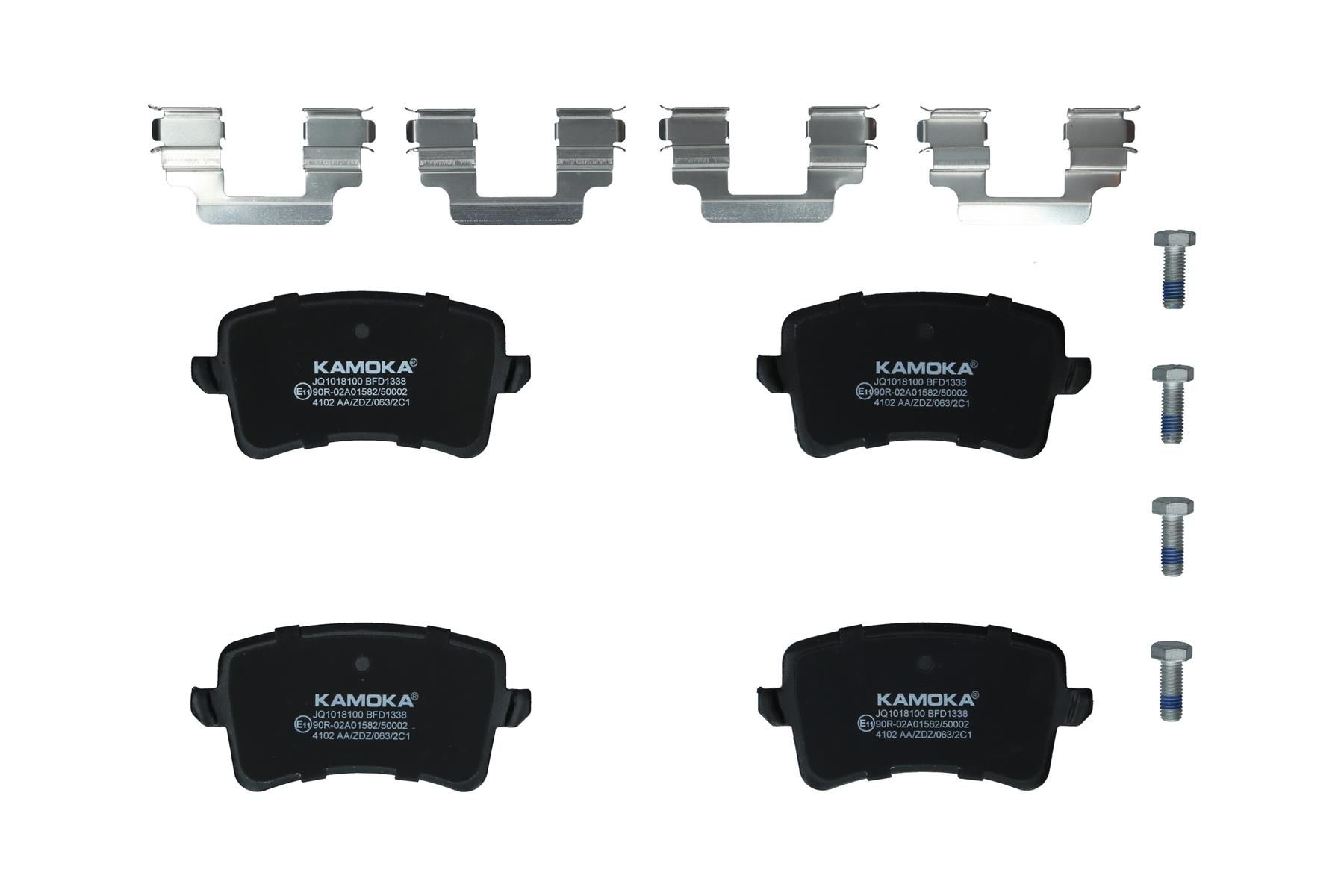 KAMOKA JQ1018100 - Bremsbelagsatz, Scheibenbremse