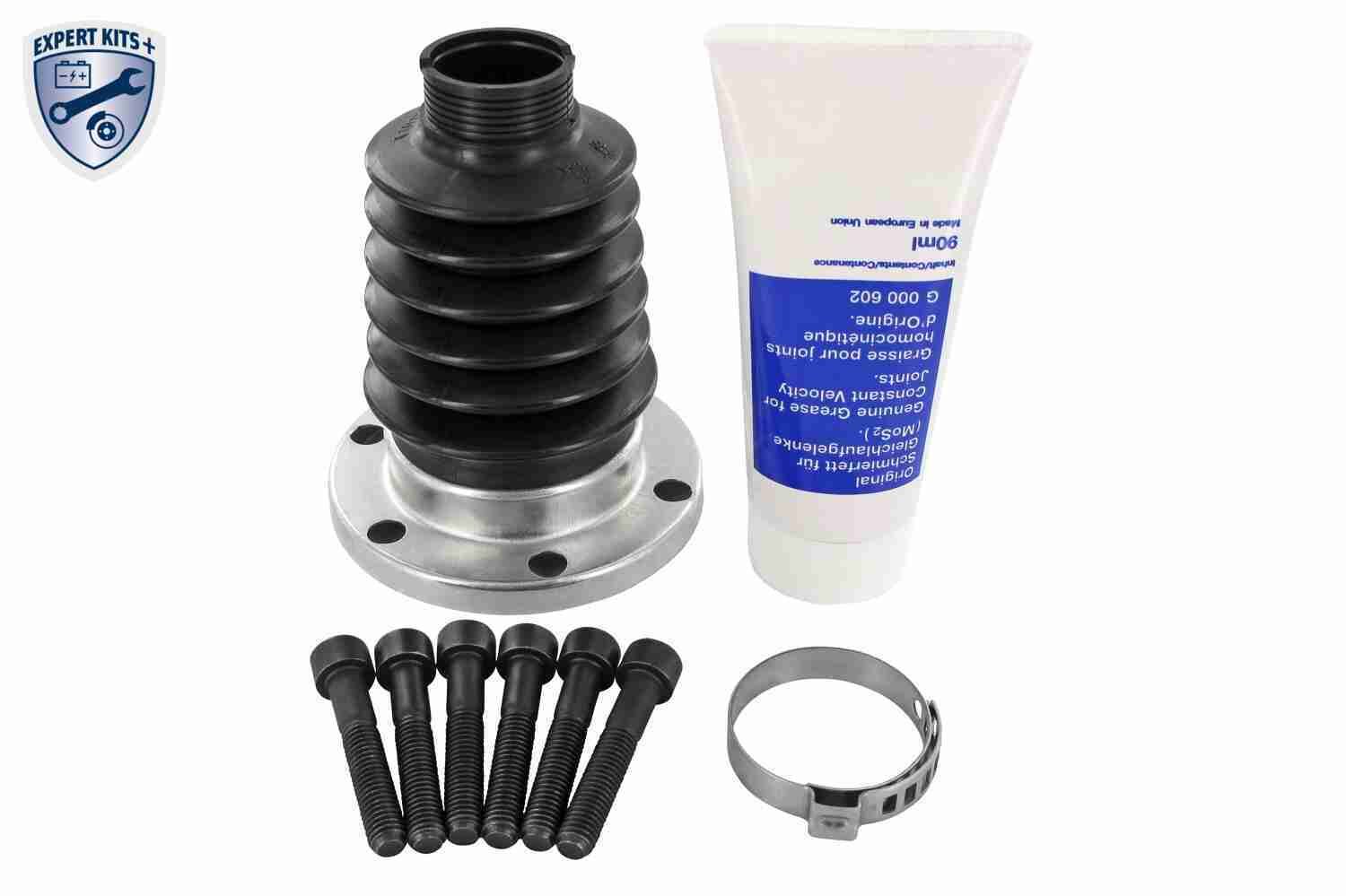 Faltenbalgsatz, Antriebswelle