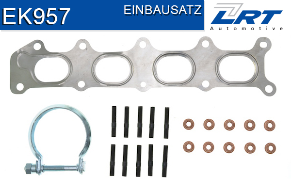 Montagesatz, Abgaskr&uuml;mmer