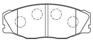 Juego de balatas de freno