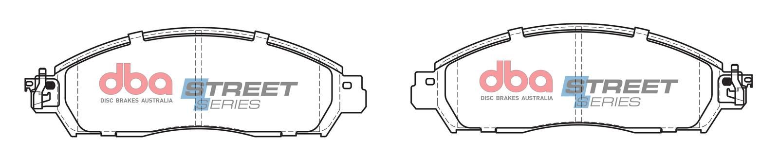 DBA SSEV STREET SERIES BRAKE PADS [ Nissan Leaf 2017 On F ] - TecDoc Only