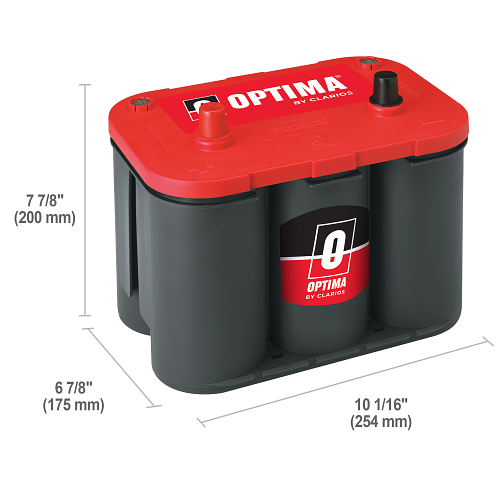 VARTA Optima RedTop RTS - 4,2L 12V 50Ah 815 A/EN gef&uuml;llt