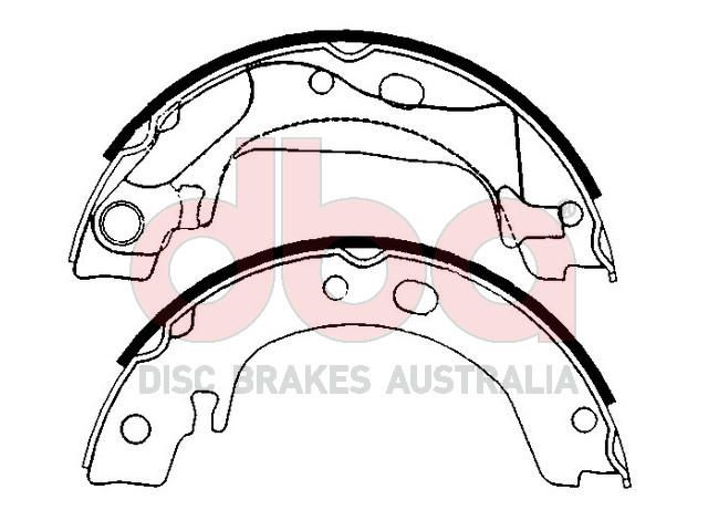 Street Series Brake Shoes [Toyota Parking Brake 172mm] - TecDoc Only