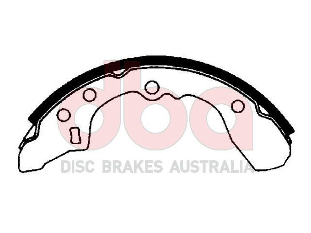 Street Series Brake Shoes [Ford Laser/ Mazda 323 200mm] - TecDoc Only