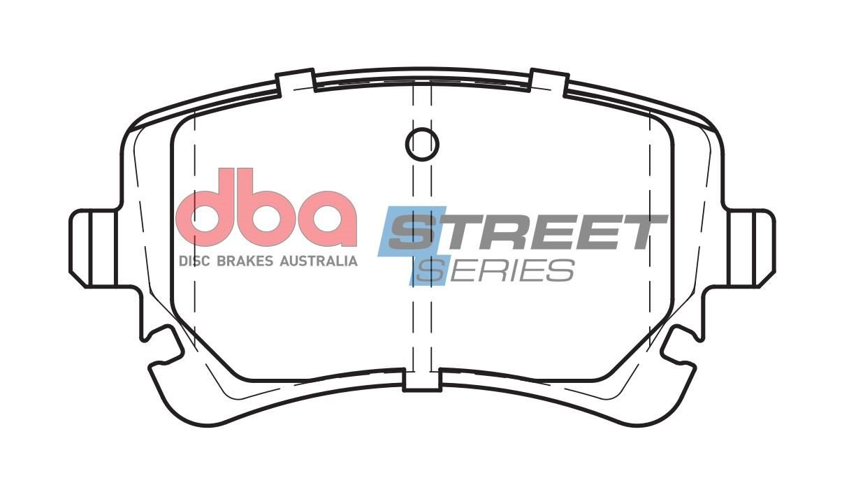 DBA SS STREET SERIES BRAKE PADS [ Audi & VW 2002-2014 R ] - TecDoc Only