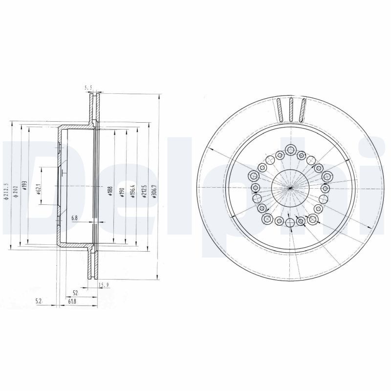 JEU DE 2 DISQUES DE FREIN  0702