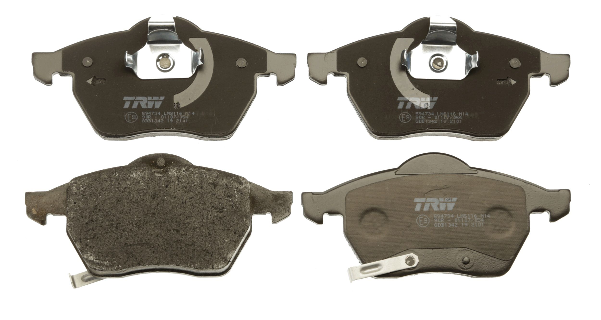 TRW DISC BRAKE PADS - TecDoc 2