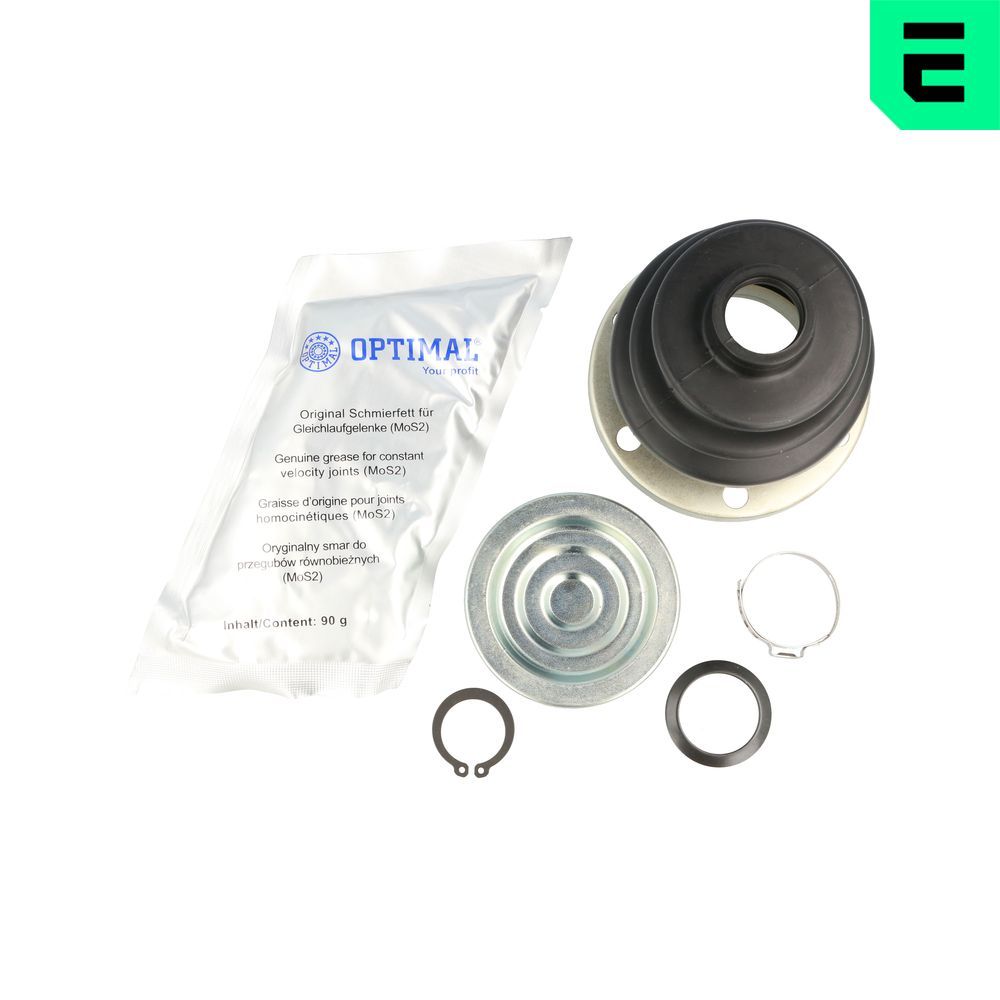 Faltenbalgsatz, Antriebswelle