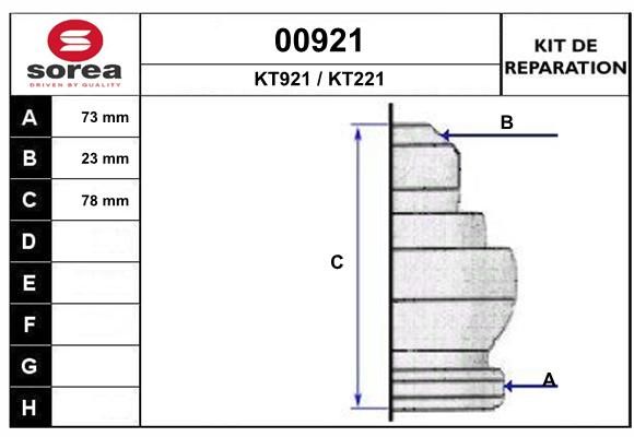 KIT D'ETANCHEITE 00921  .