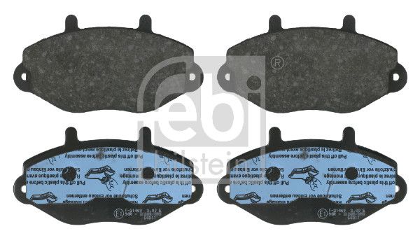 FEBI BILSTEIN 16036 - Bremsbelagsatz, Scheibenbremse