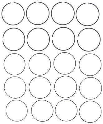 Juego de anillo para pistón