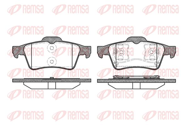 Premium Rear Brake Pad Set Premium Rear Brake Pad Set