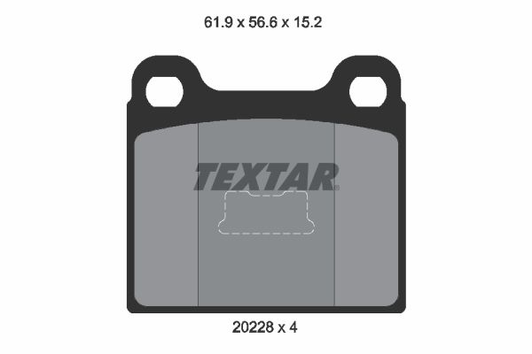 Brake Pad Set, disc brake 2022803