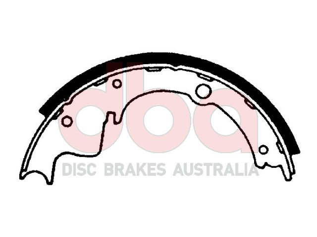 Street Series Brake Shoes [Bedford CF 254mm] - TecDoc Only