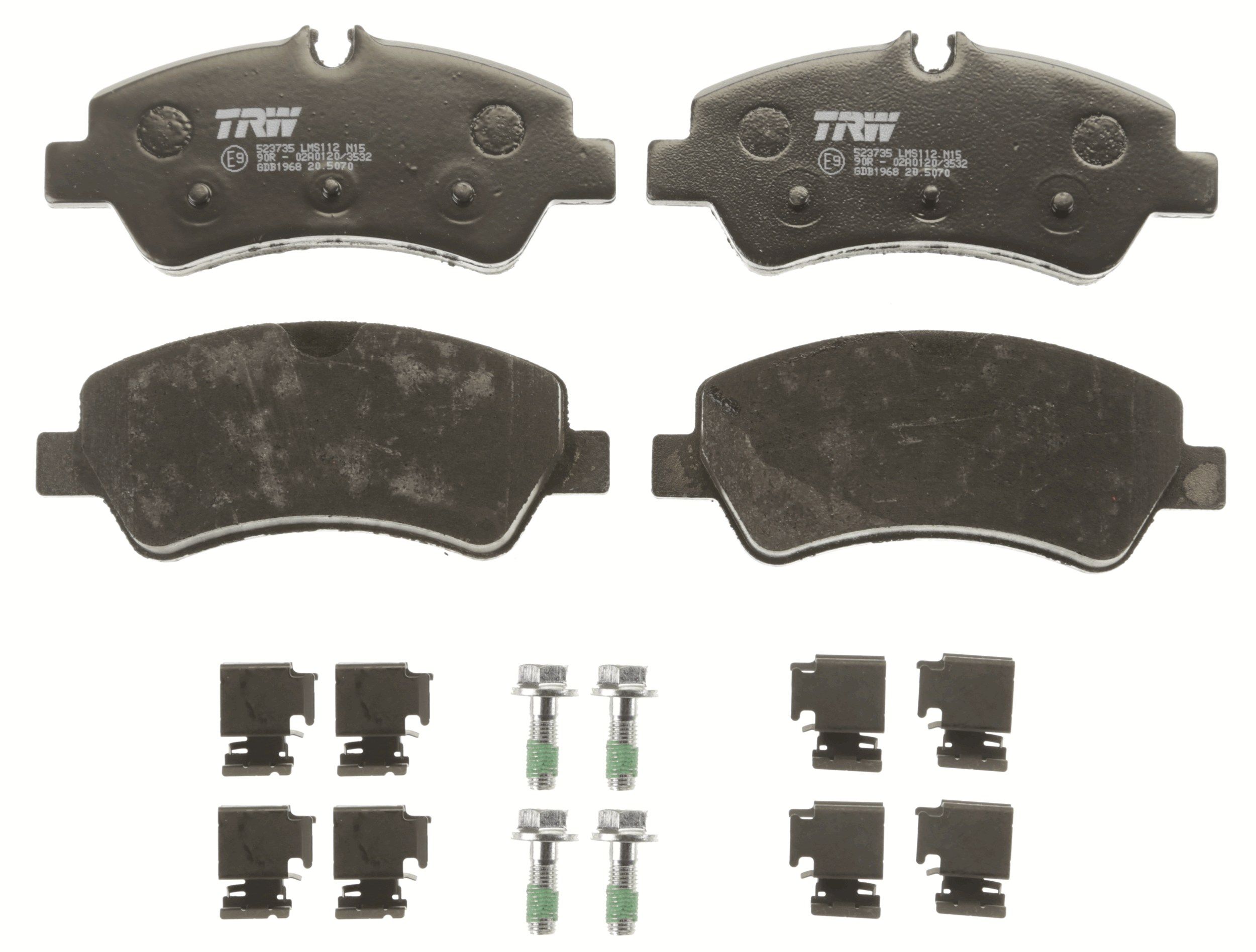 TRW DISC BRAKE PADS - TecDoc 2