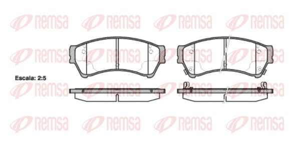 Brake Pad Set, disc brake 1196.02